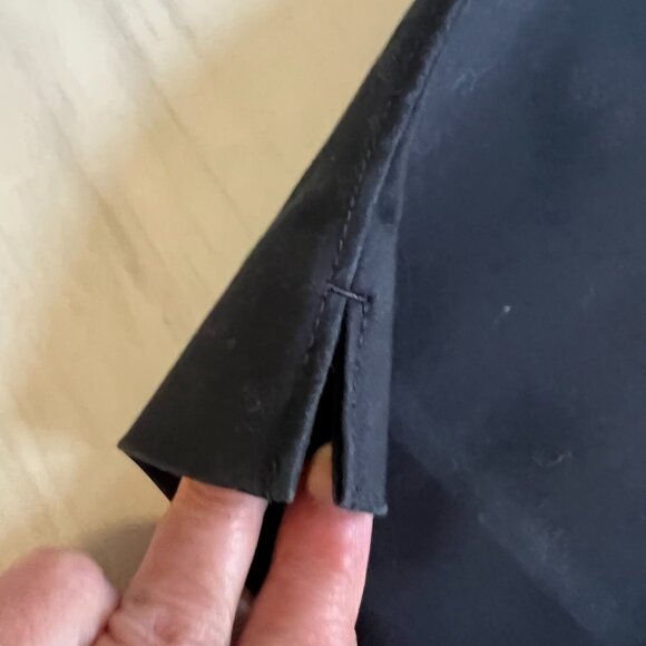 White House Black Market Perfect Form Black Pants - Straight Crop - Size 2 - Picture 12 of 13